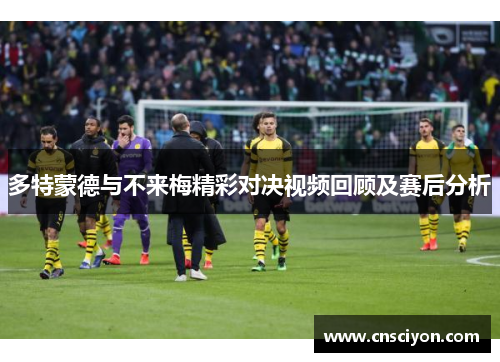 多特蒙德与不来梅精彩对决视频回顾及赛后分析